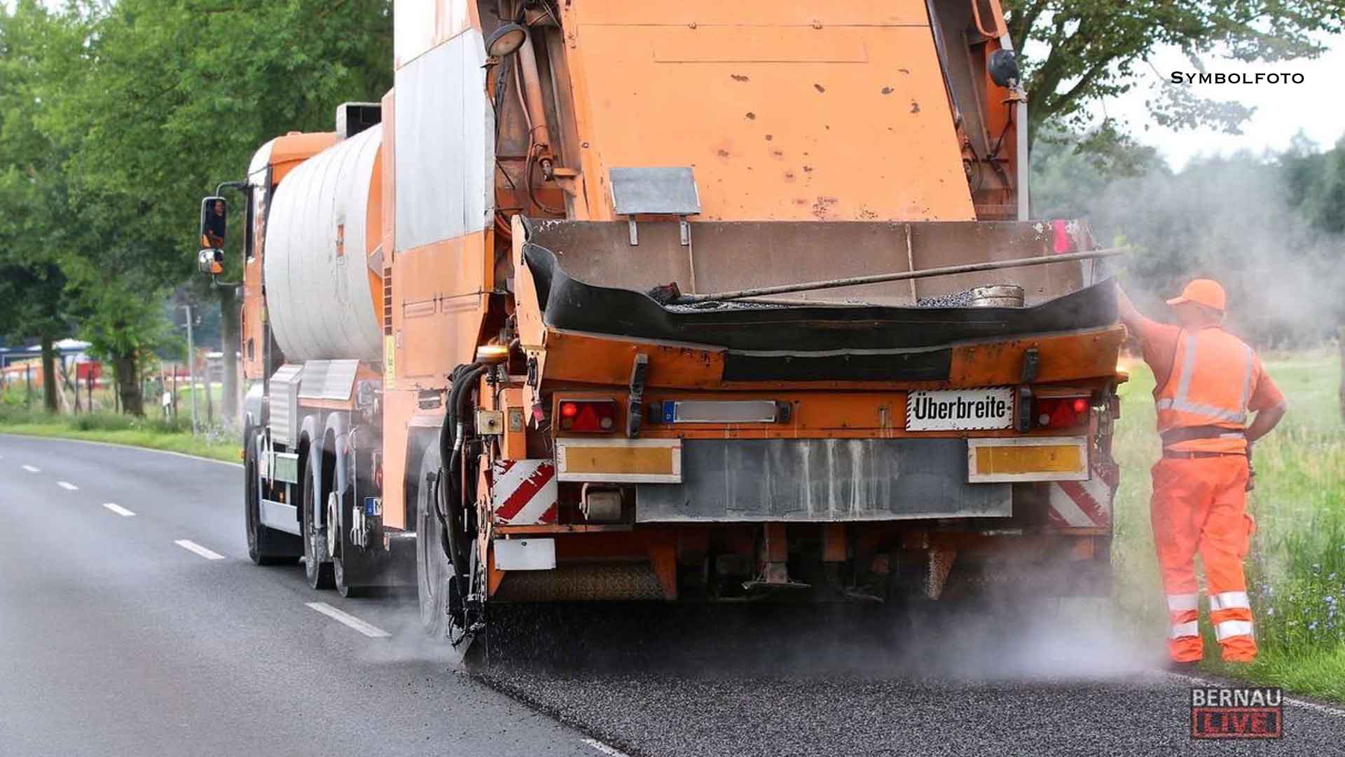 Vollsperrung der L 294 in Sophienstädt: Fahrbahndecke wird saniert