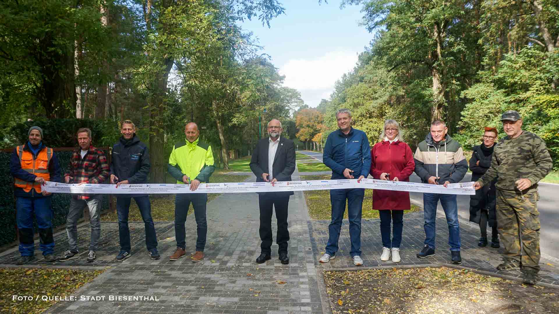 Neuer Geh- und Radweg an der Ruhlsdorfer Straße in Biesenthal fertiggestellt 9 Neuer Geh- und Radweg an der Ruhlsdorfer Straße in Biesenthal fertiggestellt