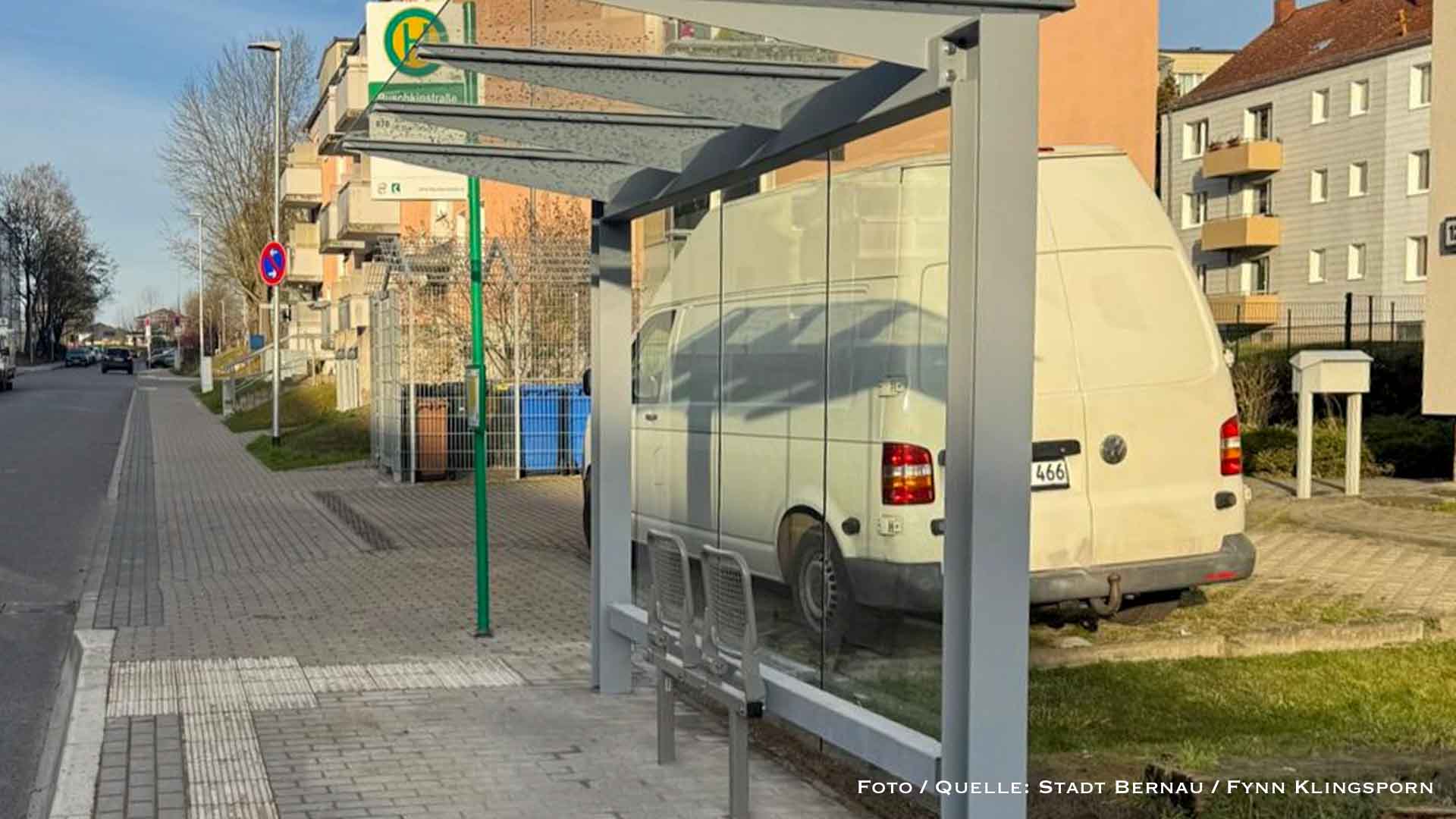 Neue barrierefreie Haltestellen im Bernauer Puschkinviertel fertiggestellt