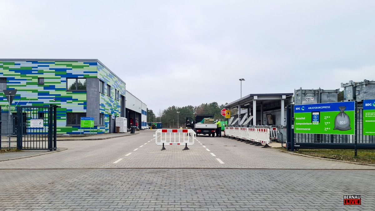 Wertstoffhöfe in Bernau - Barnim - ab 1. Januar 2026 neue Öffnungszeiten 1 Wertstoffhöfe in Bernau und Barnim - ab 1. Januar 2026 neue Öffnungszeiten