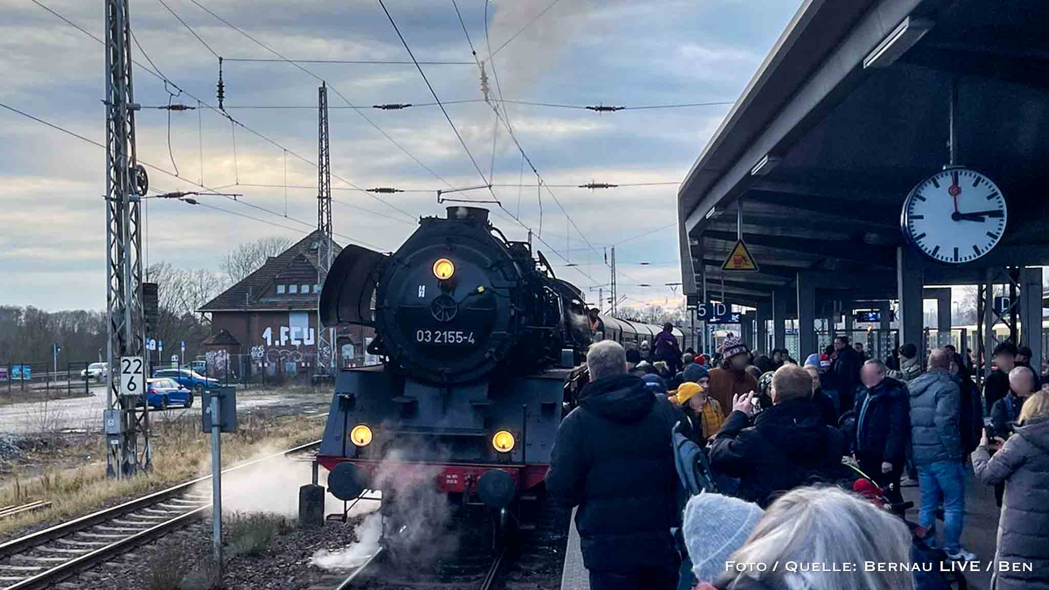 Mit Nostalgie und Volldampf nach Bernau und zurück 16 Mit Nostalgie und Volldampf nach Bernau und zurück