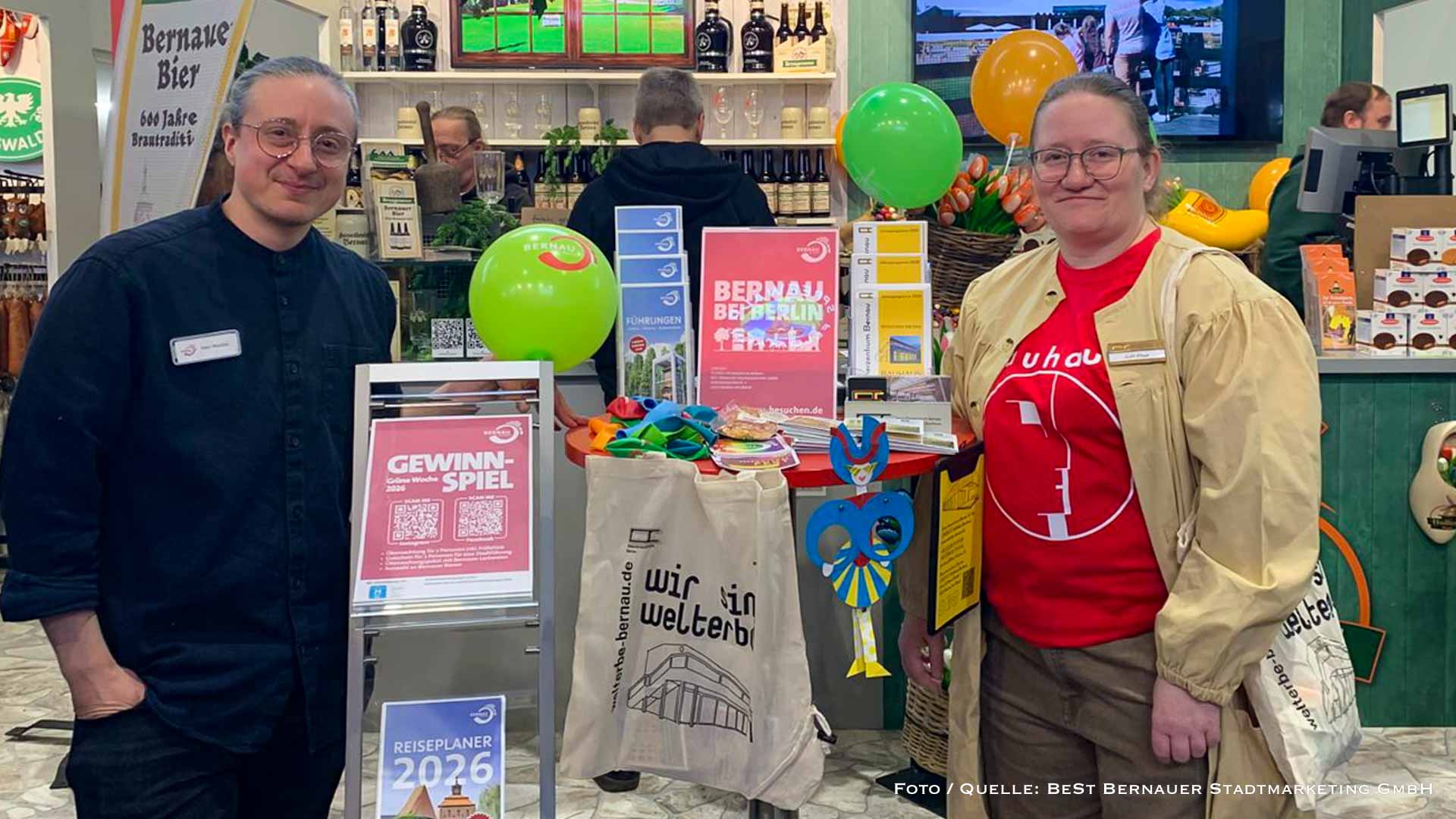 Botschafter für Bernau: Gelungener Messeauftritt auf der Grünen Woche