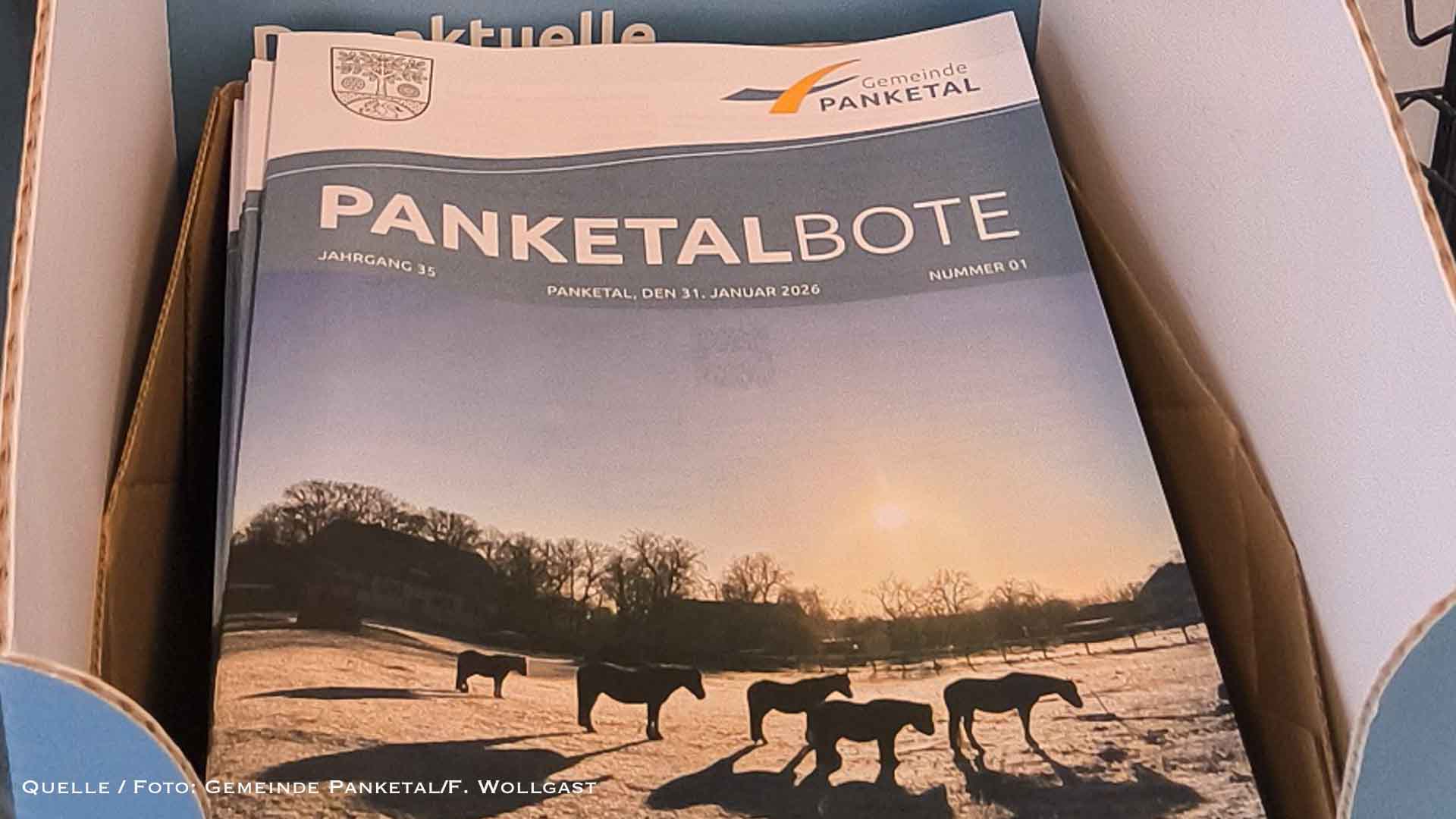 Aus Panketal: Veränderte Bereitstellung des Panketal Boten