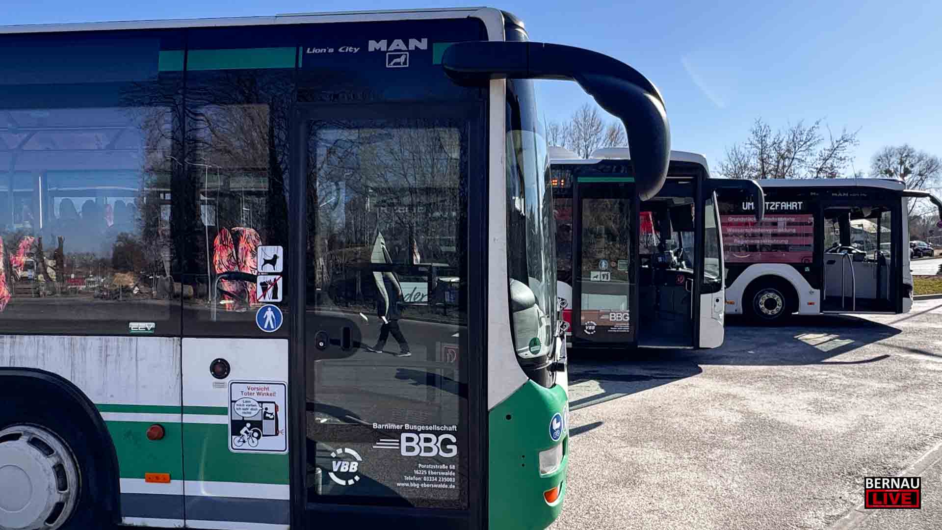 Fahrplananpassungen der BBG im Raum Bernau ab 9. Februar 2026 13 Fahrplananpassungen der BBG im Raum Bernau ab 9. Februar 2026